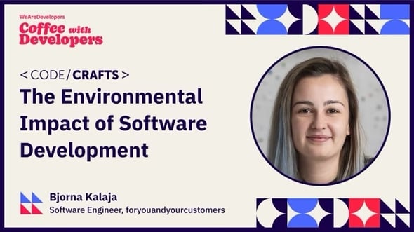 Bjorna Kalaja, Software Engineer at foryouandyourcustomers to talk about sustainability create software in the age of AI