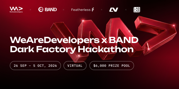 WeAreDevelopers and Band "Dark Factory" Hackathon