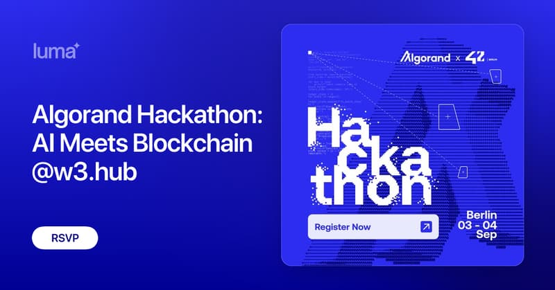 Algorand hackaton - AI meets blockchain