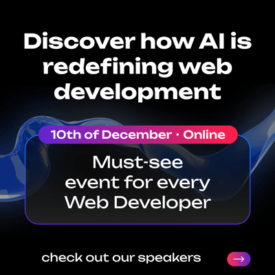 Discover how AI is redefining web development on the 10th of december.