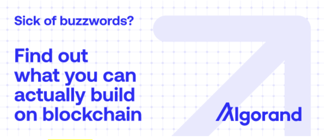 sick of buzzwords? Find out what you can actually build on blockchain - Algorand