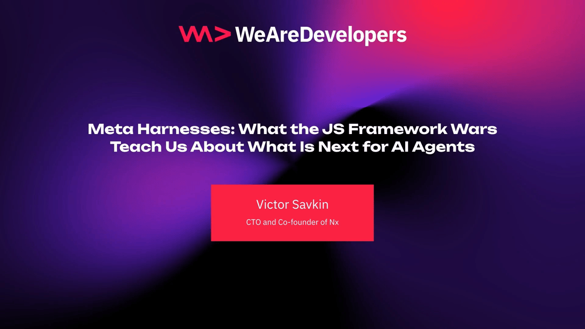 Victor Savkin - Meta Harnesses: What the JS Framework Wars Teach Us About What Is Next for AI Agents